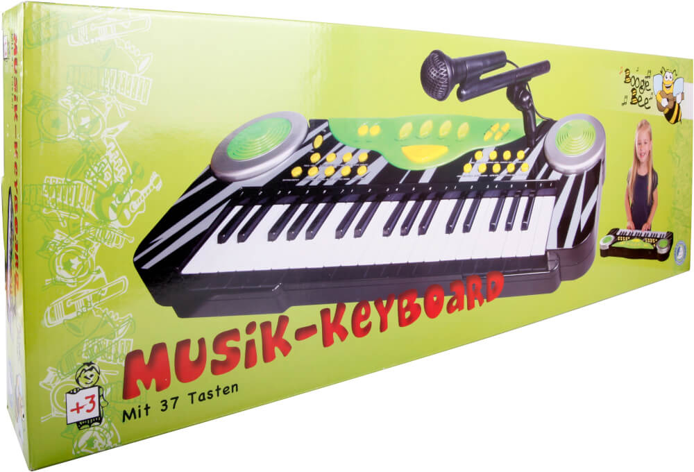 Boogie Bee Elektronisches Keyboard mit Mikrofon