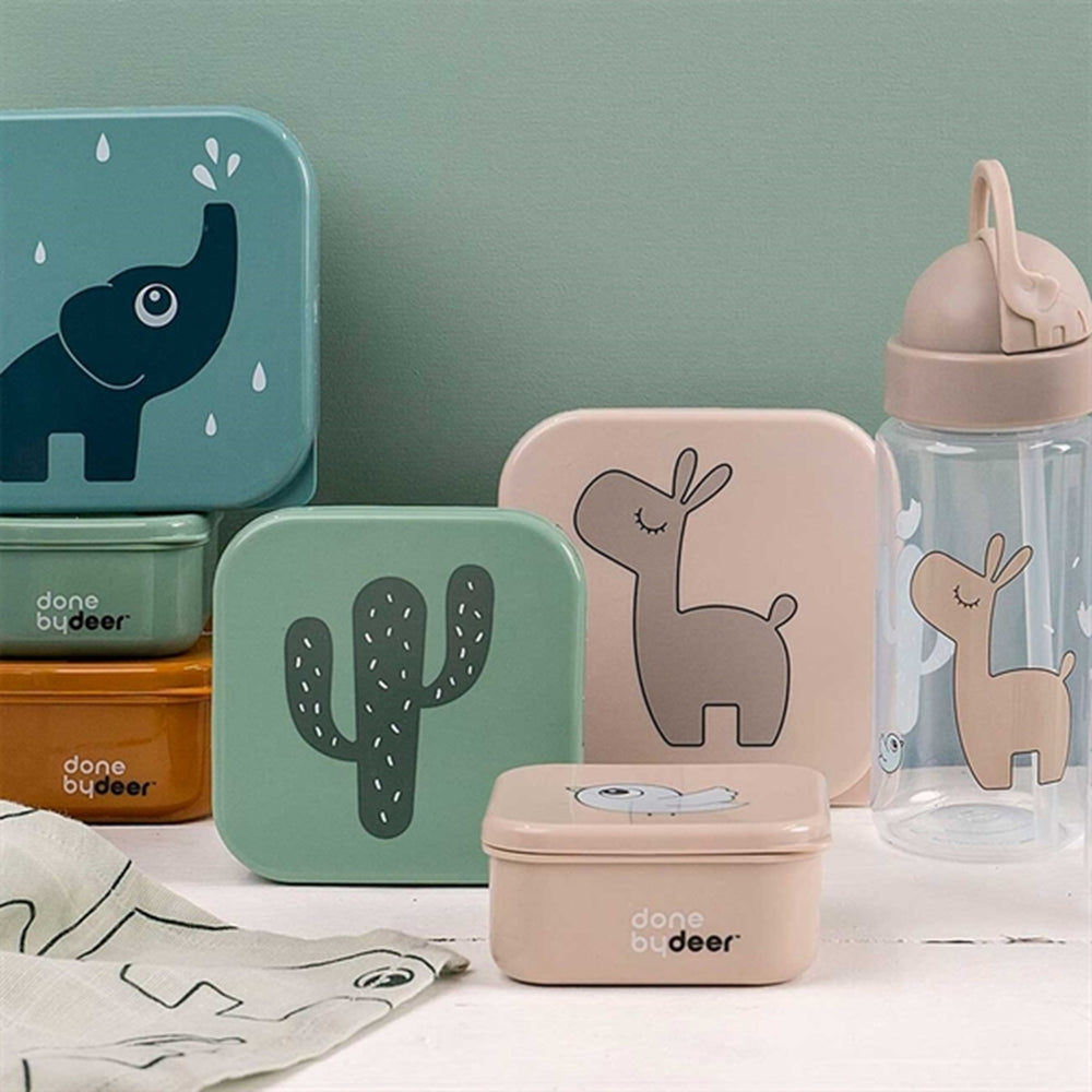 Done by Deer Yummy Mini Glass Deer Friends Grey - DonebyDeer