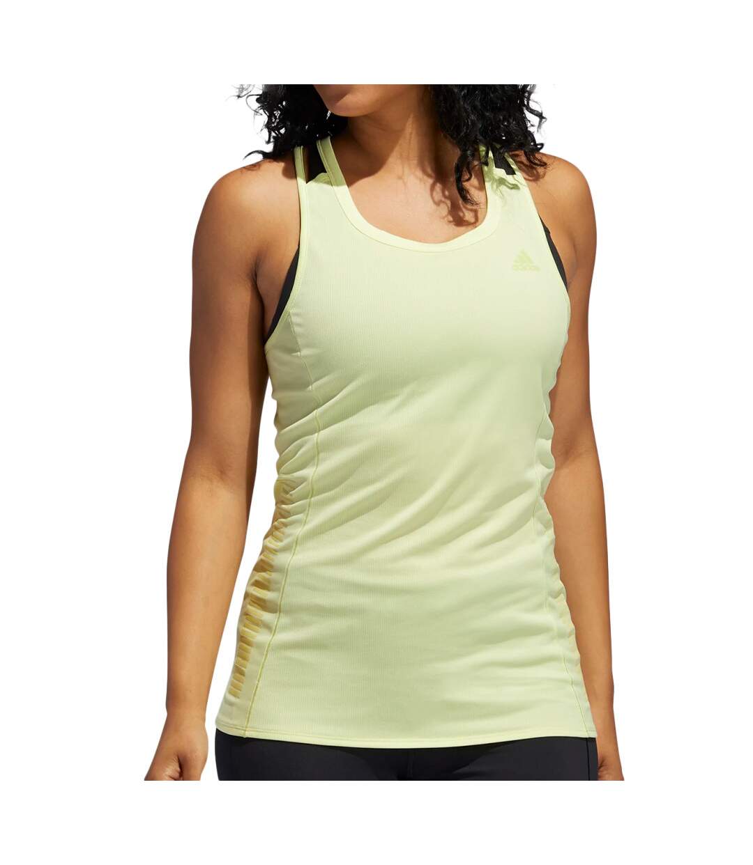 Débardeur Jaune Femme Adidas Rise Up