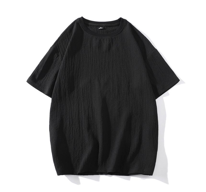 Aozora - T-shirt met korte mouwen en ronde hals