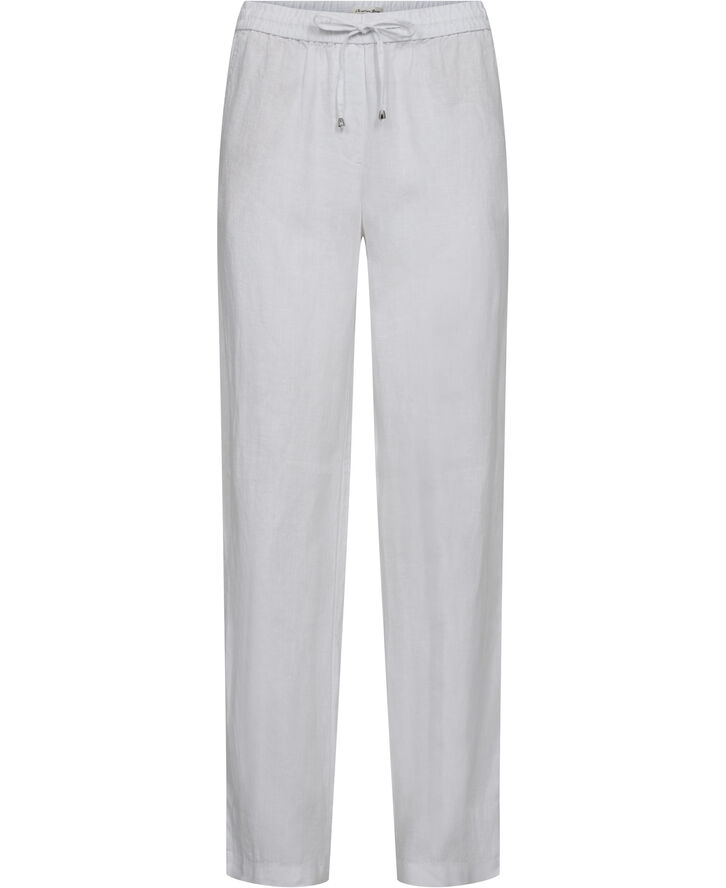 Christian Berg Linen Pants White