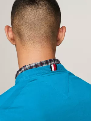 Suéter com bordado de bandeira da coleção de 1985