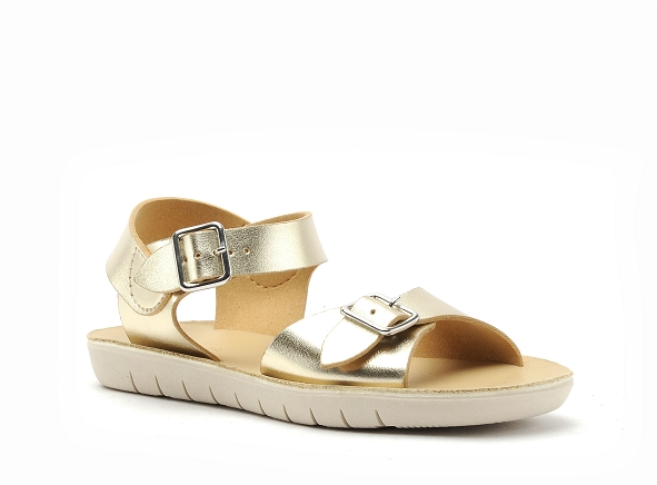 Babybotte nu pieds enfant kibron 4663 or