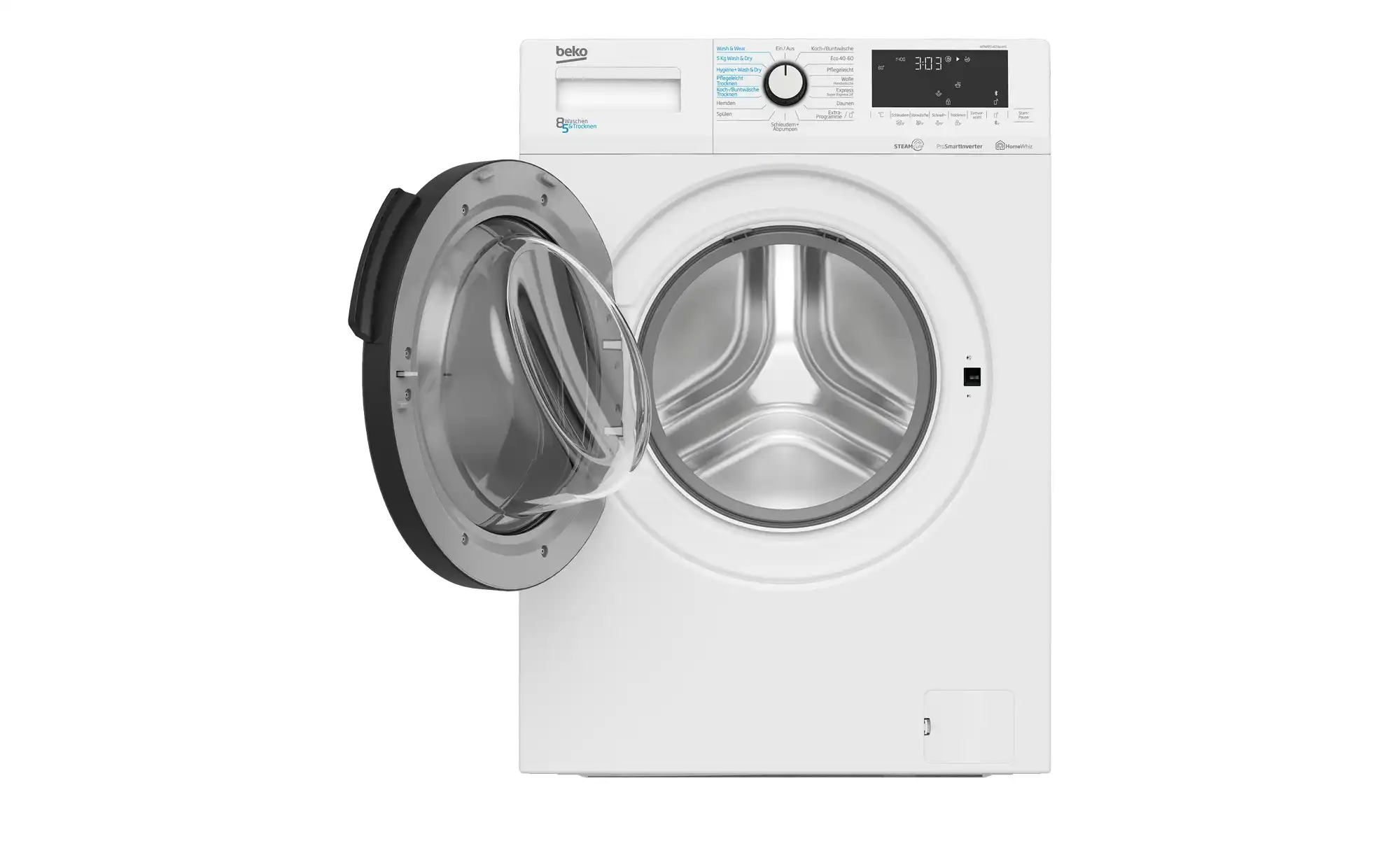 BEKO Waschtrockner WDW85141Steam1