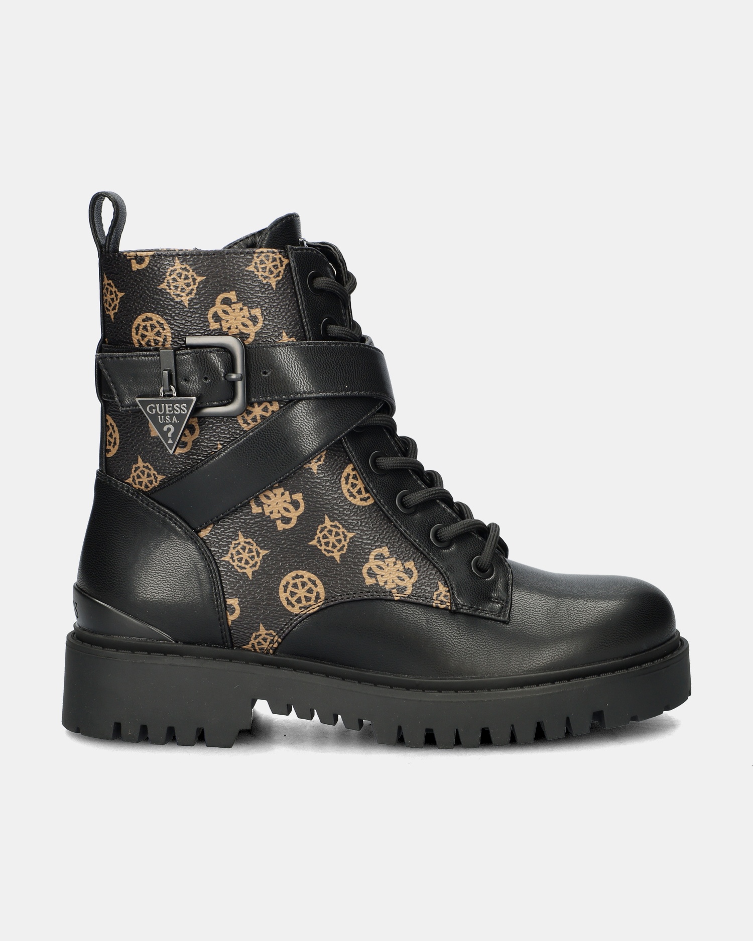 Guess Olsy Bikerboots  - zwart