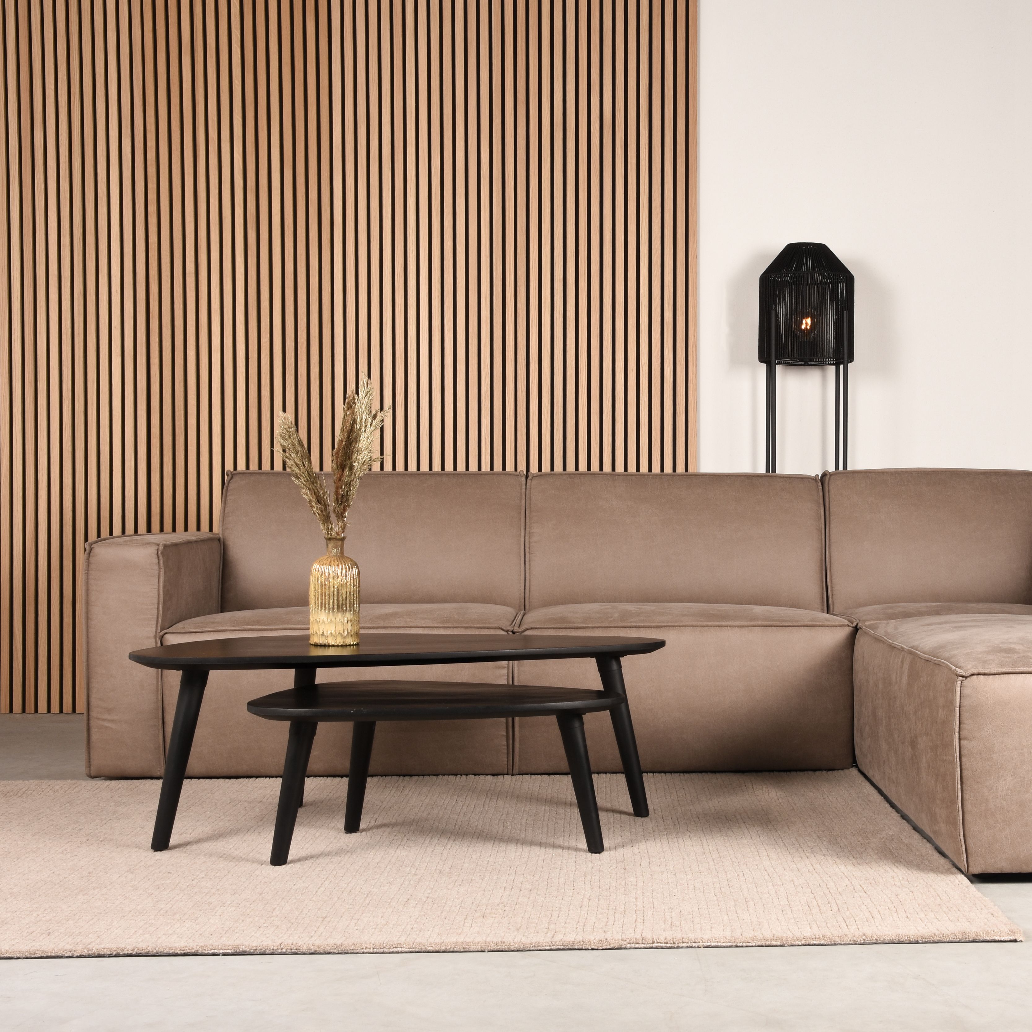 Vloerkleed Taupe Wolly
