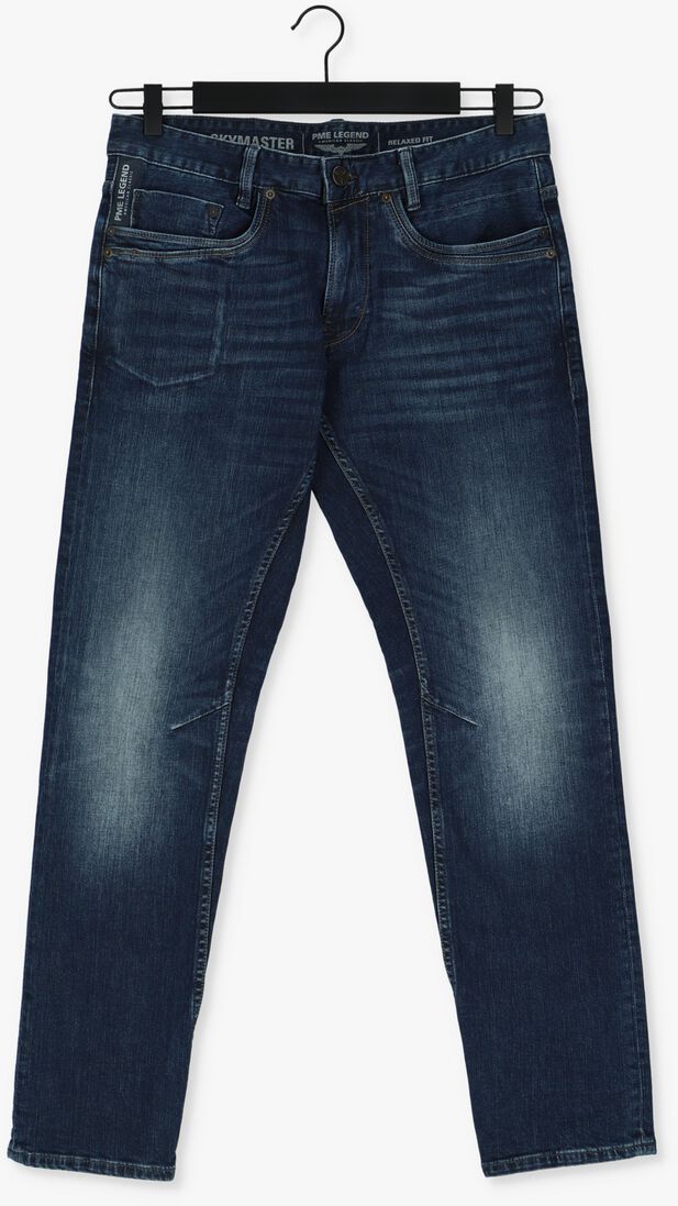 PME LEGEND donkerblauwe pme legend slim fit jeans skymaster dark indigo denim