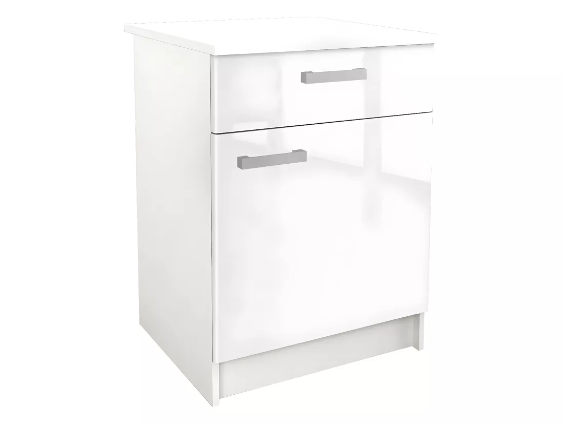 Cuisine complète - Avec plan de travail 300 cm - Blanc brillant - TRATTORIA