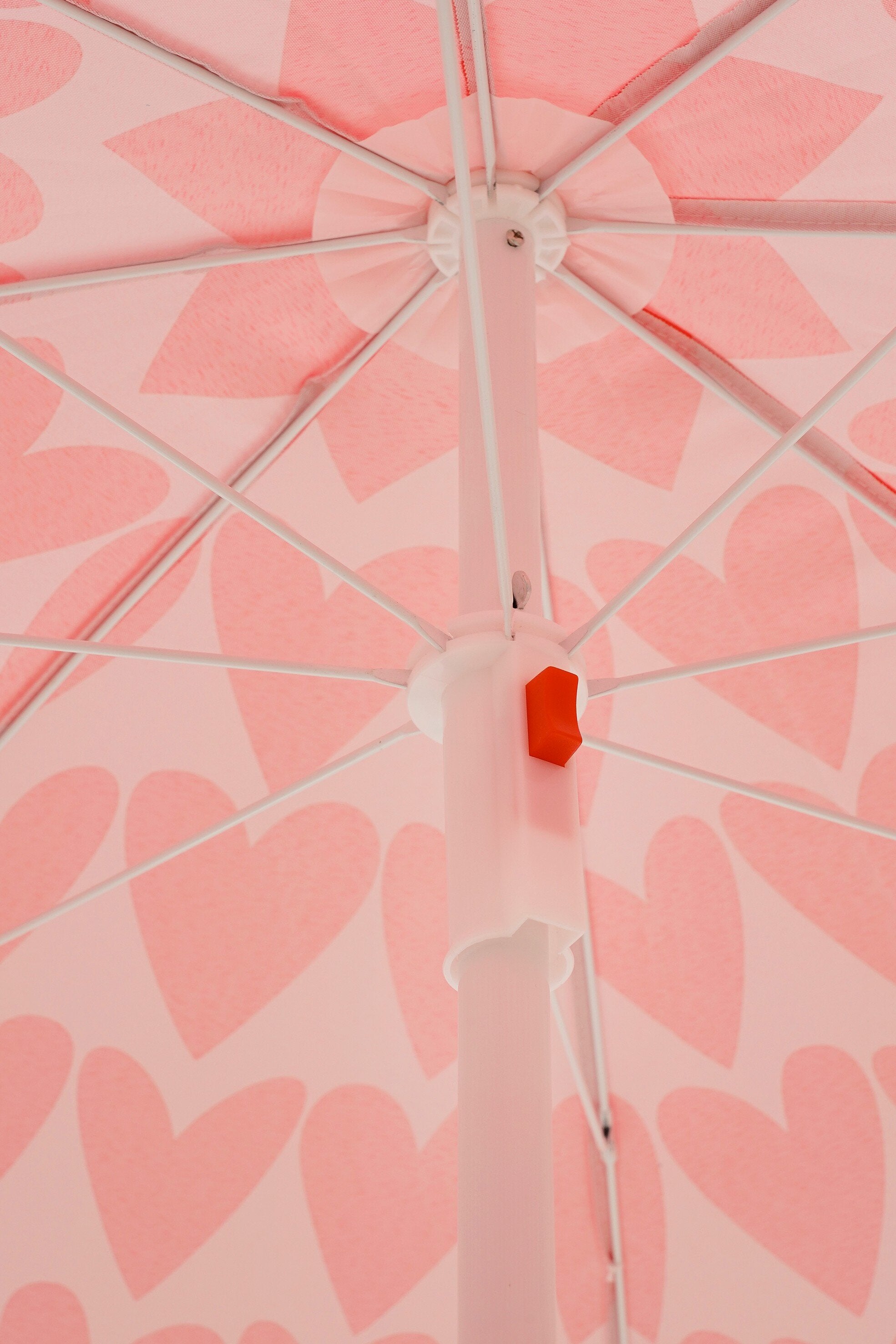 Mica Decorations Parasol hart roze - h180xd160cm