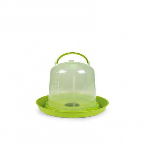 Alimentador de pássaros ecológico com tampa cor pistache.