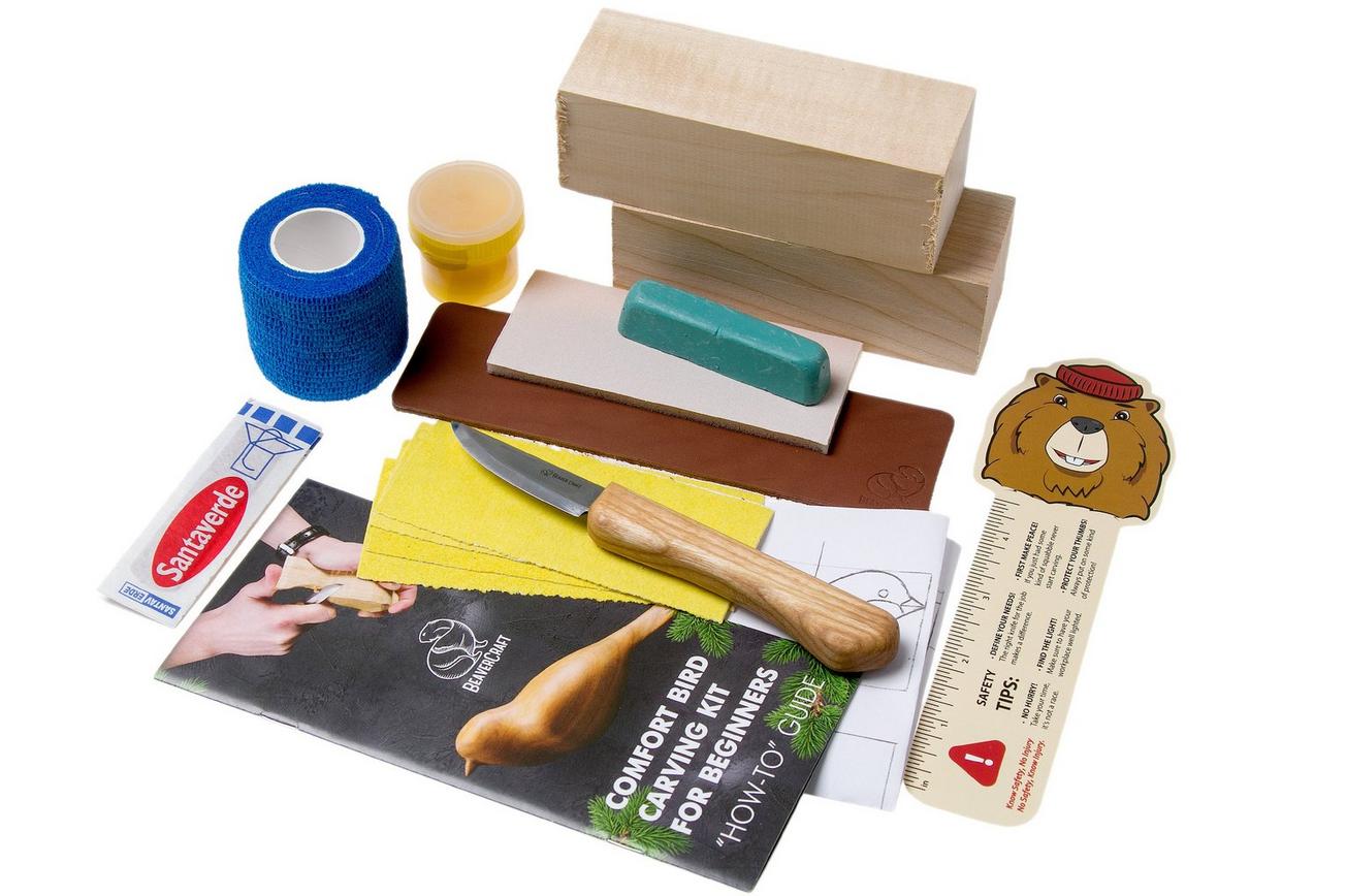 BeaverCraft Comfort Bird Carving Hobby Kit DIY01 houtsnijset