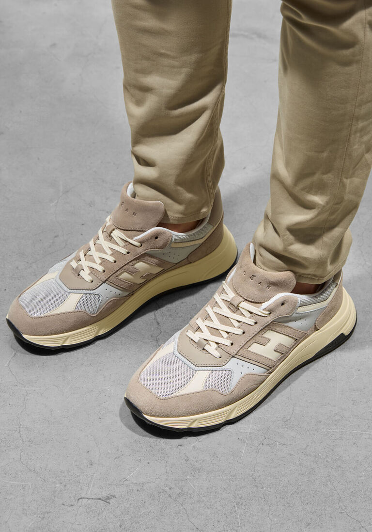 witte hogan lage sneakers hyperlight allacciato