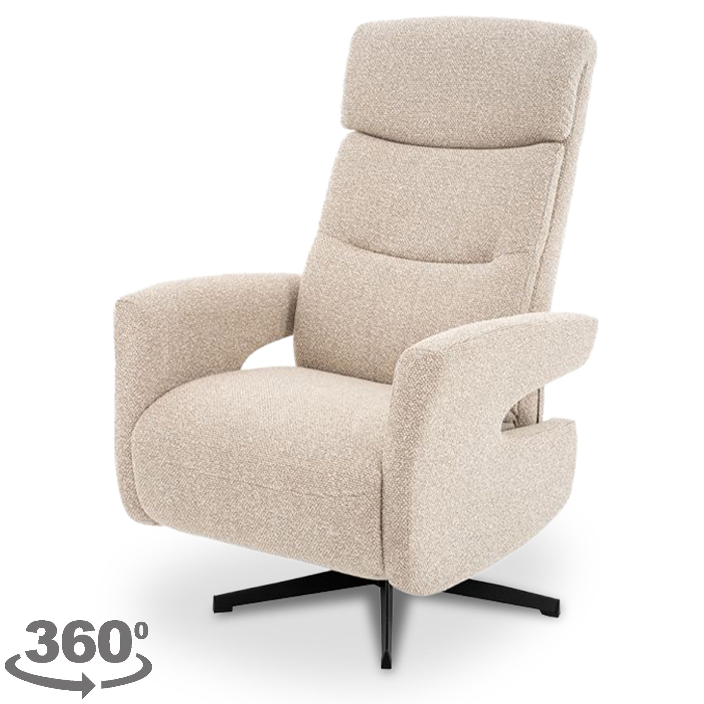 Relaxfauteuil Naturel CM-55.051 Copenhagen B72 x D88 x H115 cm