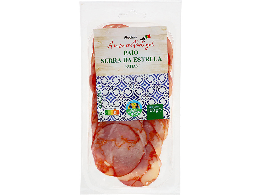 PAIO AUCHAN À MESA EM PORTUGAL CULTIVAMOS O BOM SERRA DA ESTRELA FATIAS 100G