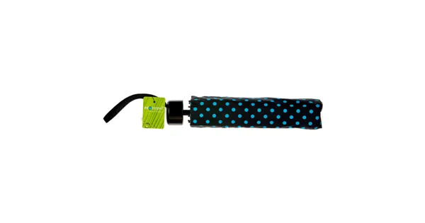Taschenschirm türkis gepunktet