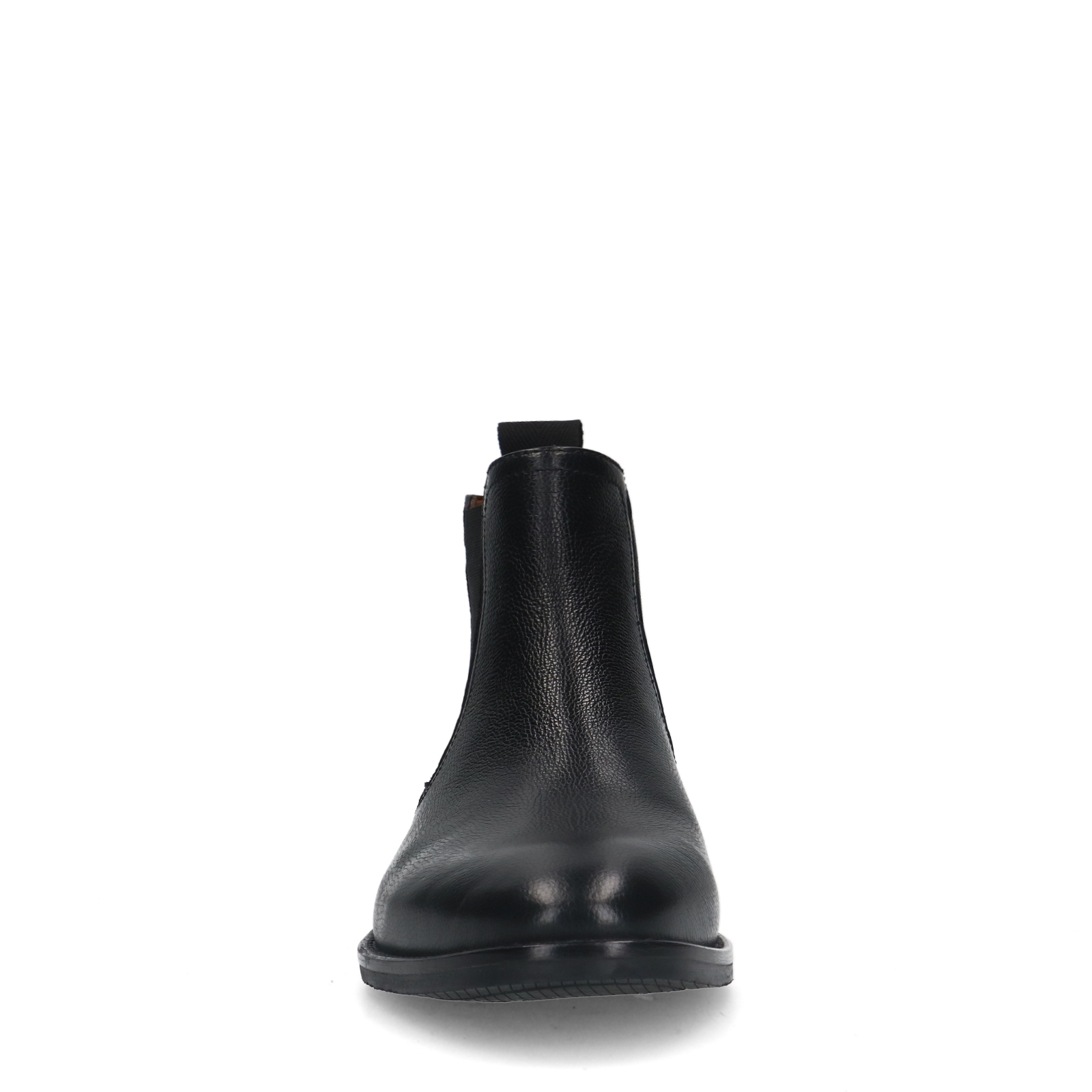 Zwarte leren chelsea boots