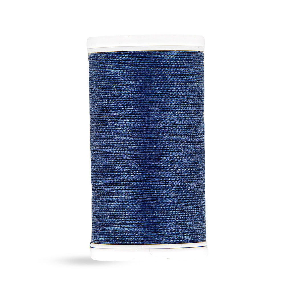 Fil LASER en coton bleu indigo 100m