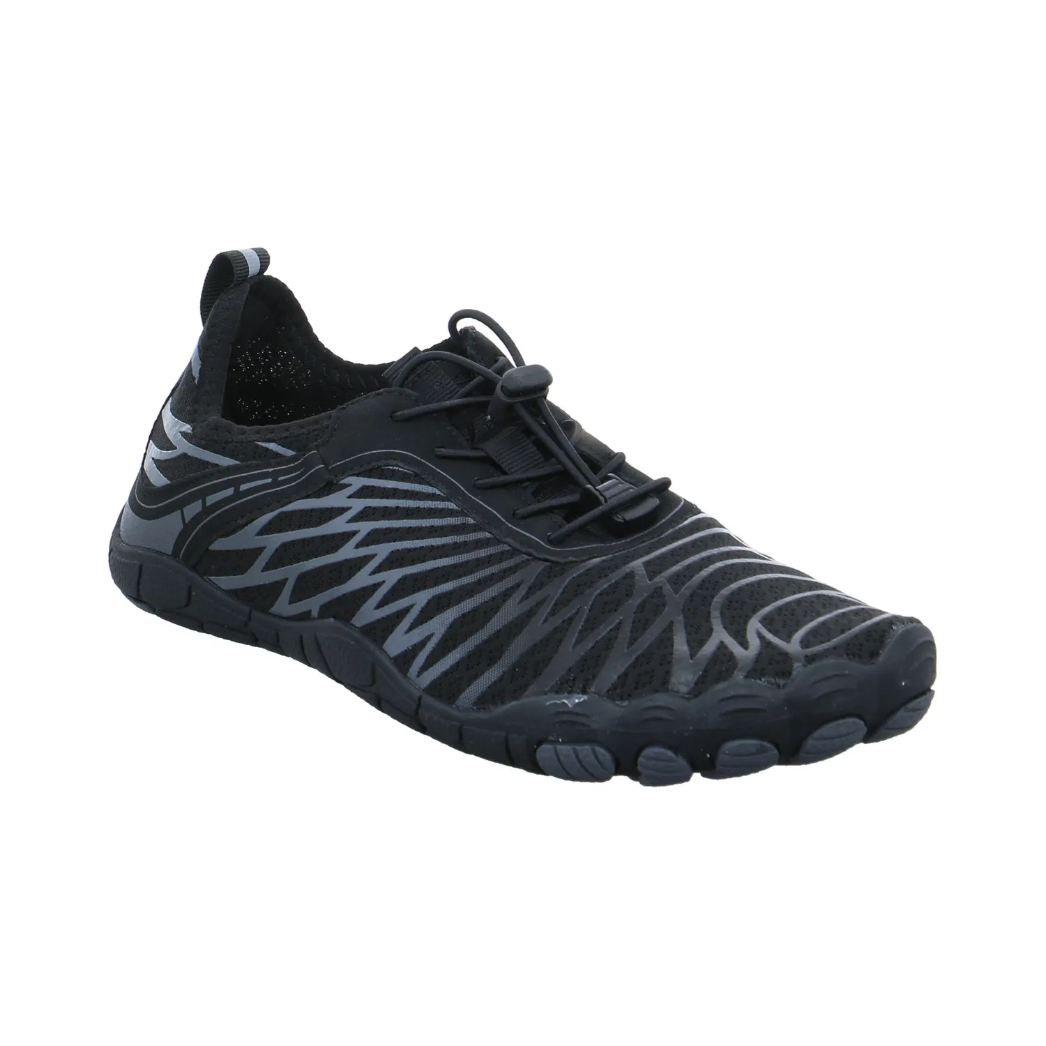 BECKER BADSCHUHE UNISEX Schwarz Synthetik