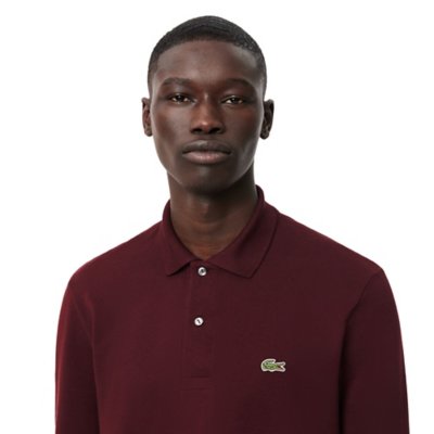 Polo à manches longues homme Long Sleeved Ribbed Colla LACOSTE