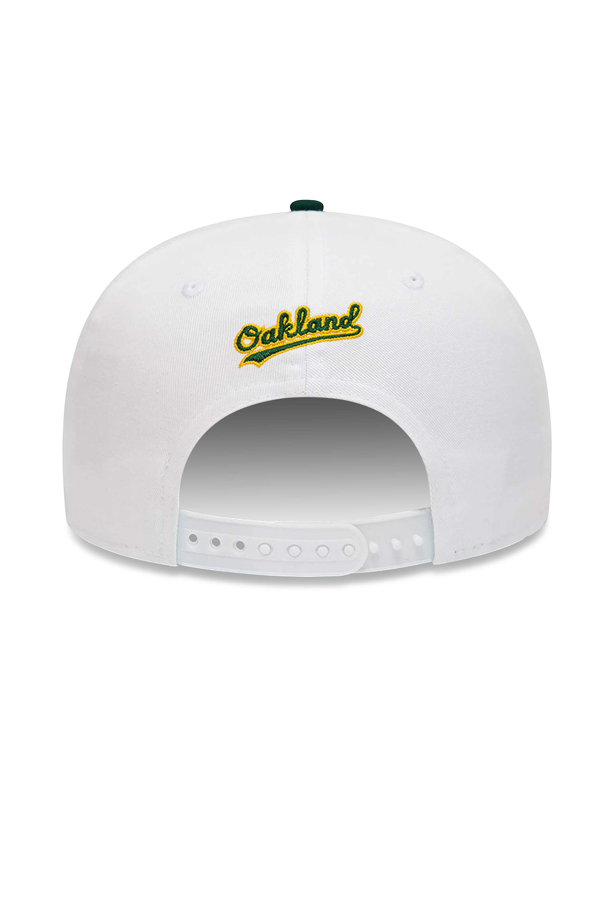 NEW ERA CASQUETTE WHITE CROWN PATCHES 9FIFTY OAKATH  WHI Blanc