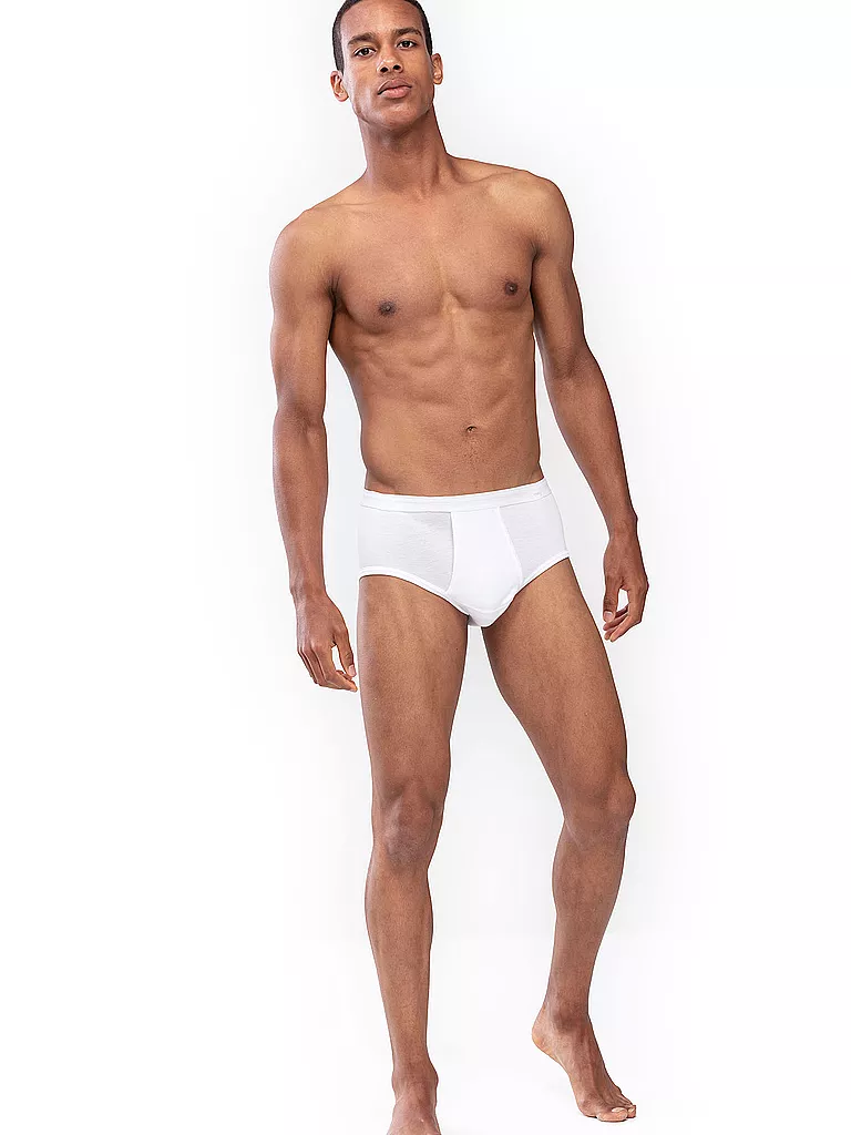 MEY Slip mit Eingriff weiss weiss