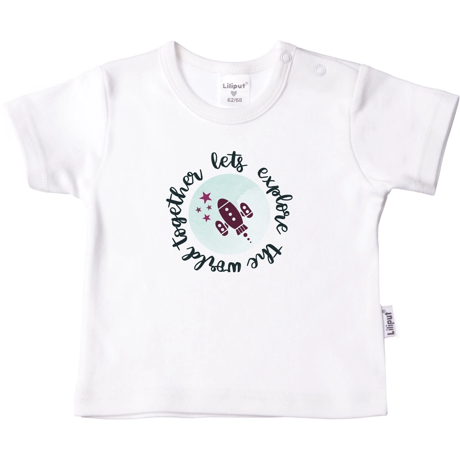 Liliput T-Shirts 2er-Set Oh smiley day rosa-weiss