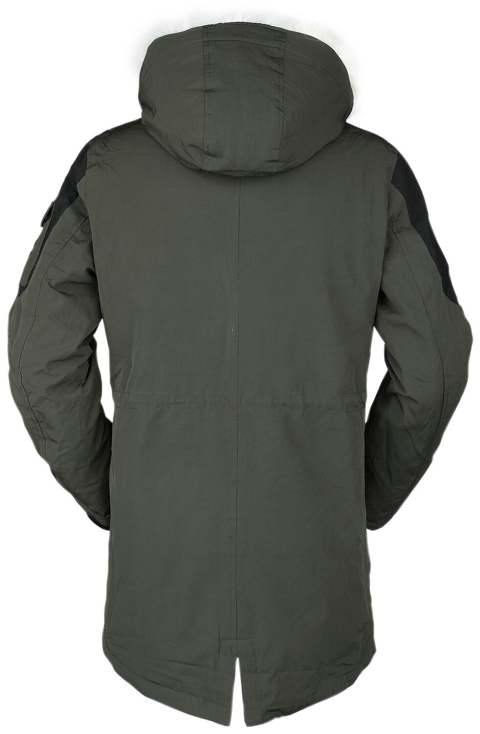 Veste d'Hiver Décontractée Avec Col Fausse Fourrure | Black Premium by EMP Veste d'hiver