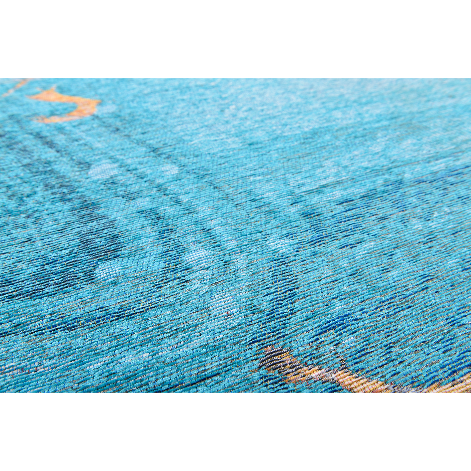Teppich COSIMA - türkis multi - Ø 160 cm