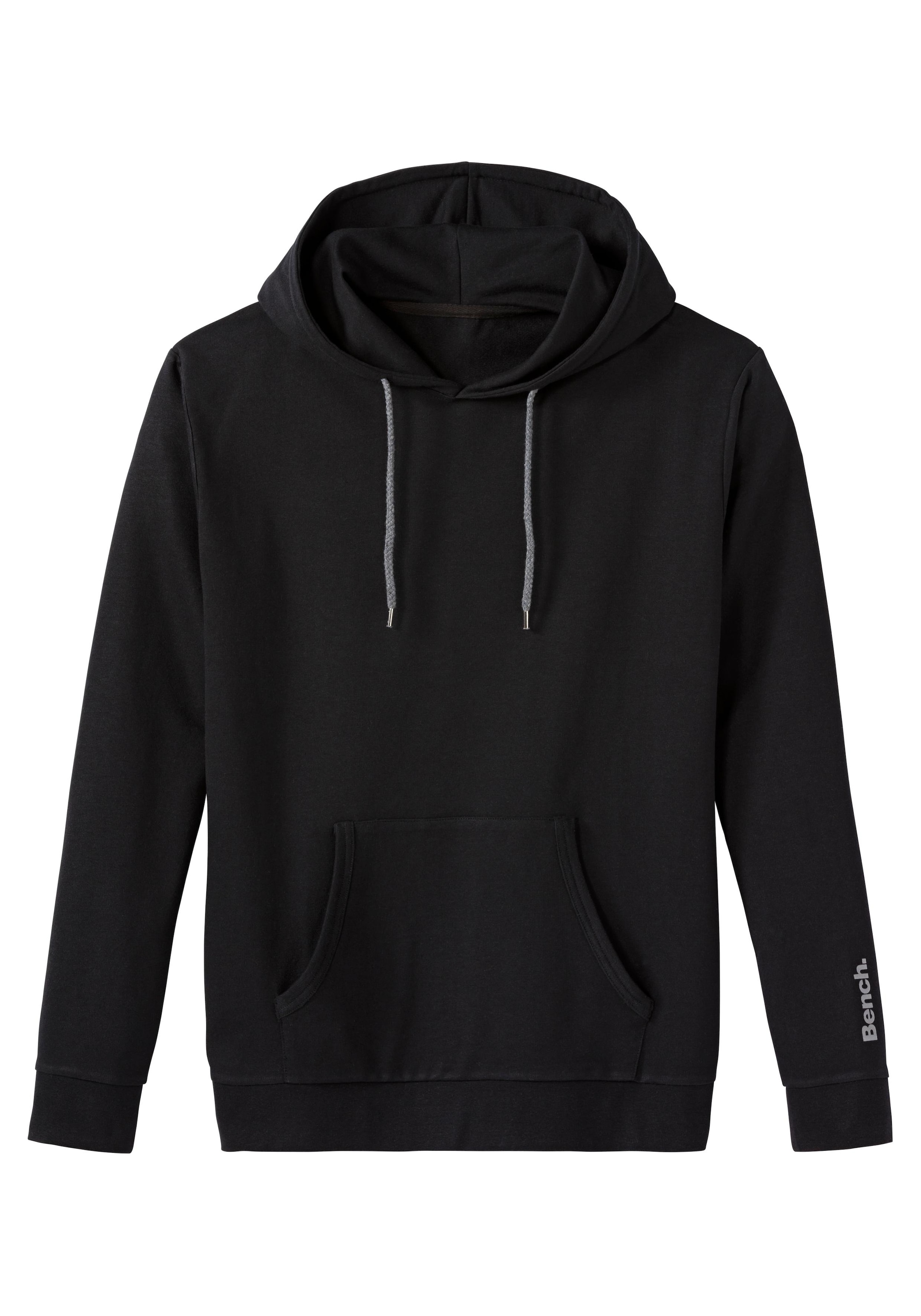 Bench. Loungewear Hoodie , Langarm, Sweatshirt mit Rundhals und Kapuze, Baumwollmischung