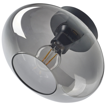 GAMMA plafondlamp Vetro rookglas 17xØ26 cm
