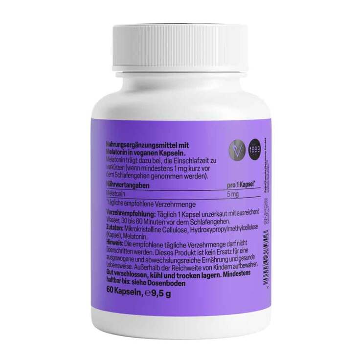 Melatonin 5 mg Kapseln Zeinpharma, 60 St