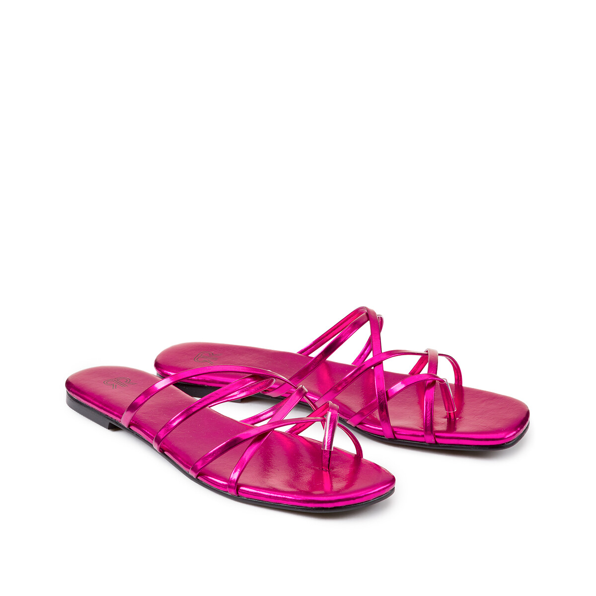 COLEÇÕES LA REDOUTE<br>Mules rasteiras com detalhe no dedo