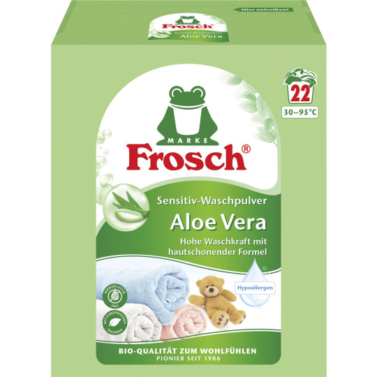 Frosch Sensitiv-Waschpulver Aloe Vera 1,45KG 22WL