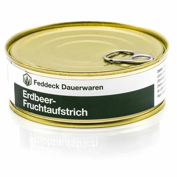 Feddeck Dauerwaren -  Dosenaufstrich Erdbeere 200 g