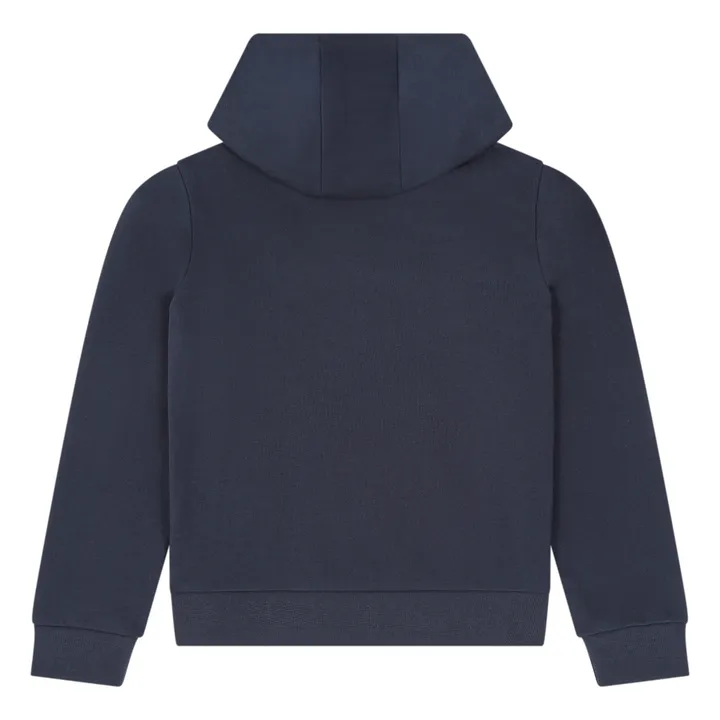 Moncler Sweat Capuche Logo | Bleu marine