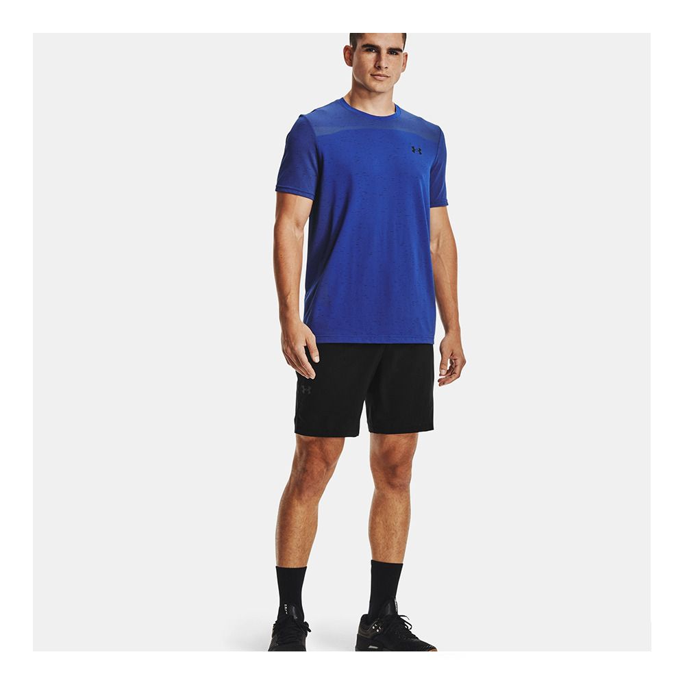 Under Armour SEAMLESS - Maillot Homme blue