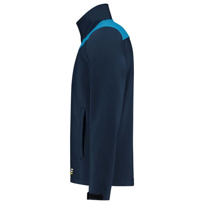 Tricorp Bicolor 402021 - Softshell jas - Blauw Lichtblauw - 3XL