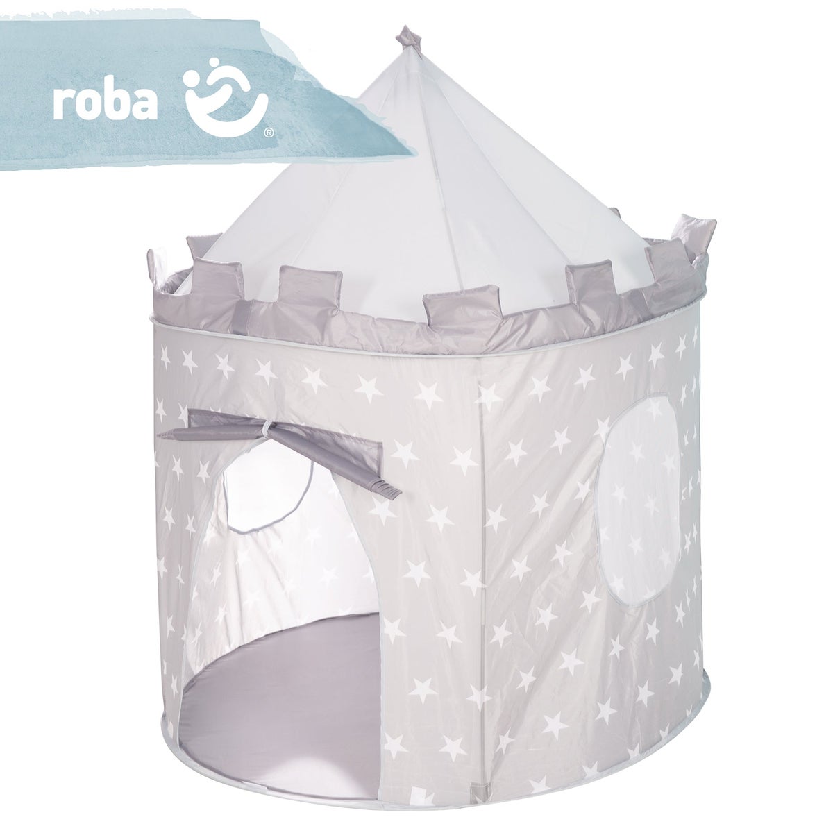 ROBA Speeltent Ridderkasteel 'Sterren' - Stoffen Speelhuis - incl. Tas