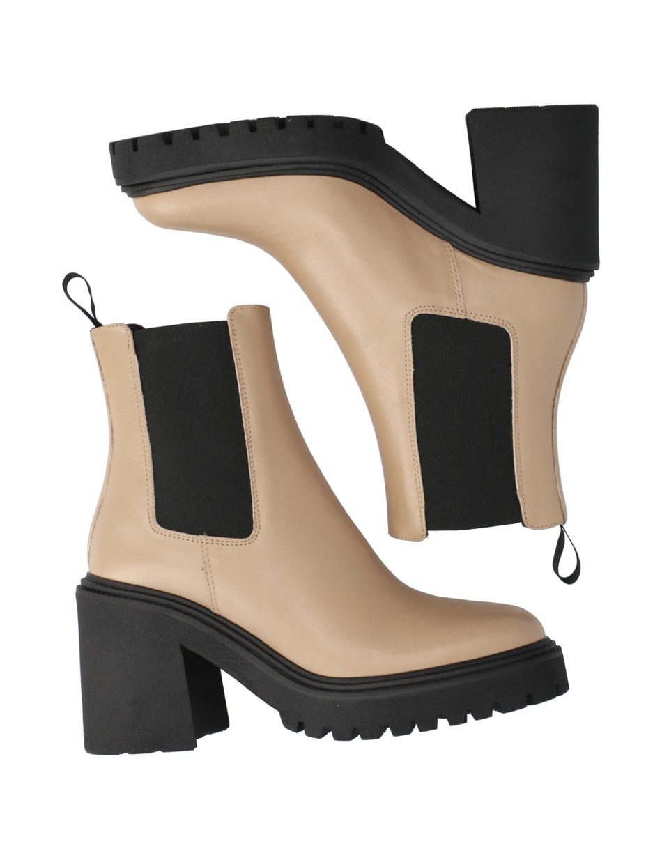 Glattleder Chelsea Boot