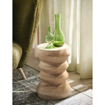 WOOOD kruk Babs naturel pauwlownia hout