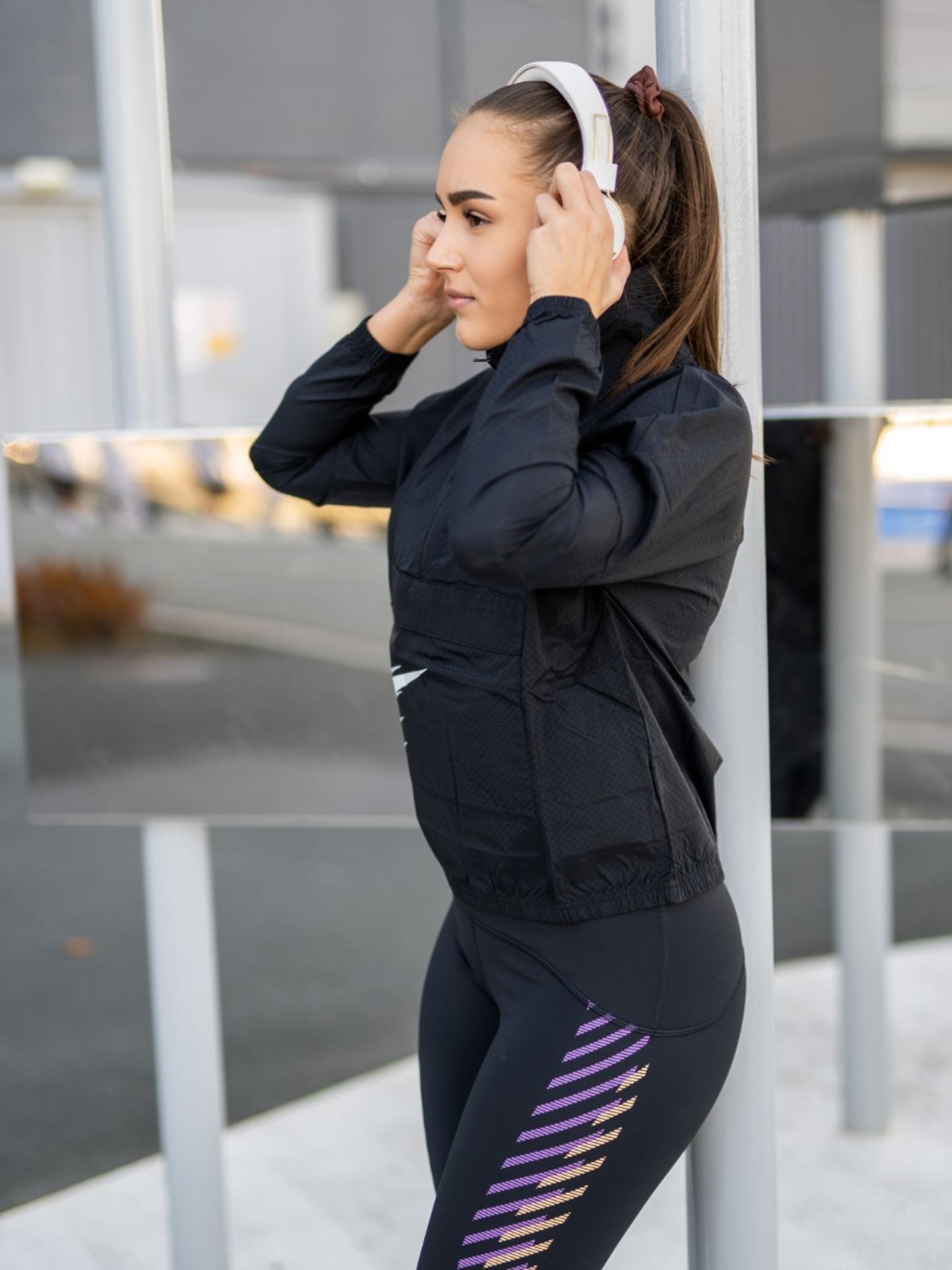 Swoosh Run Half Zip