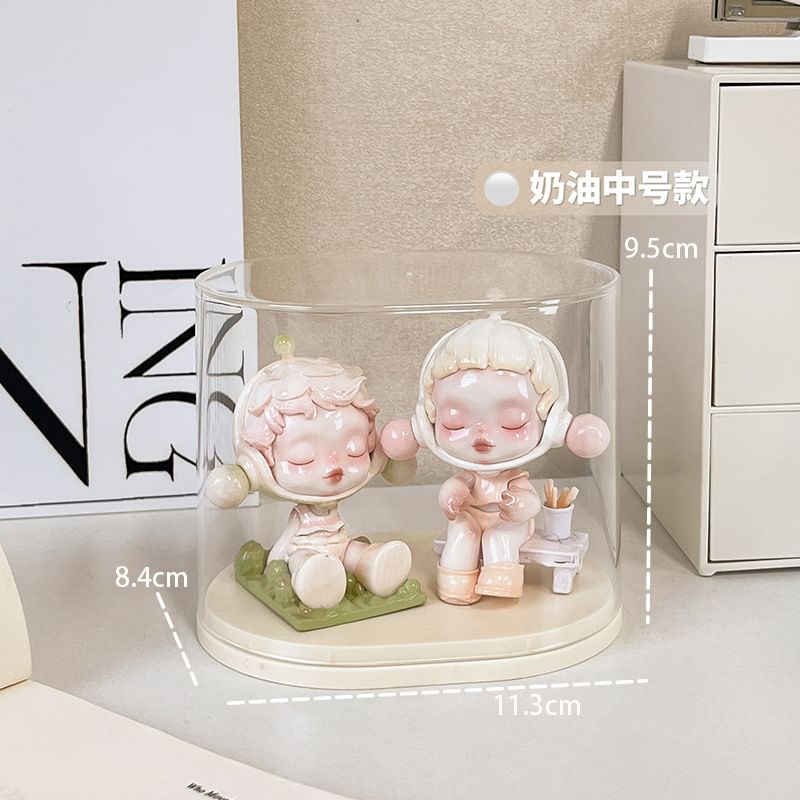 Masoom - Transparante acryl figuur display opbergdoos (verschillende ontwerpen)