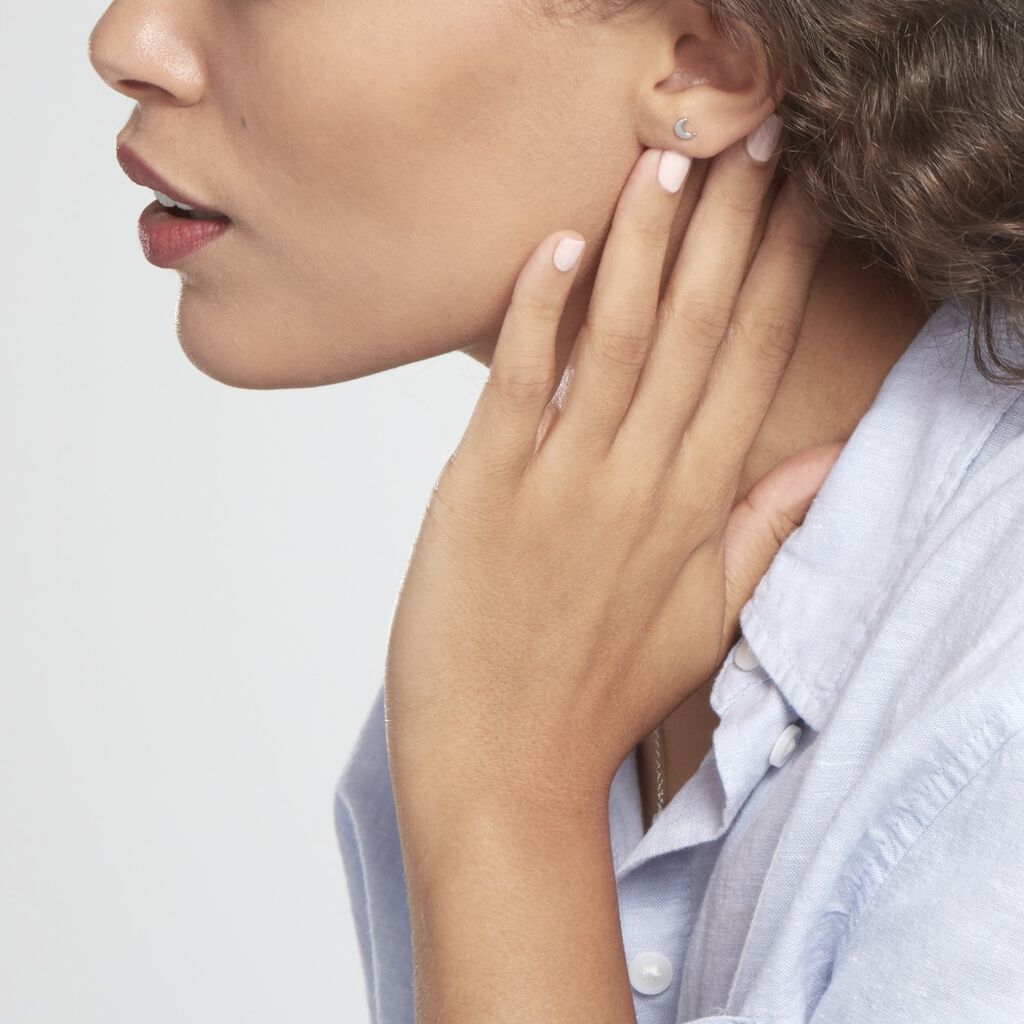 Boucles D'oreilles Puces Quodvultdeus Argent