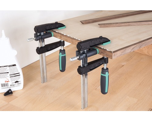 Randklemmen voor railklemmen Wolfcraft, 2-pack