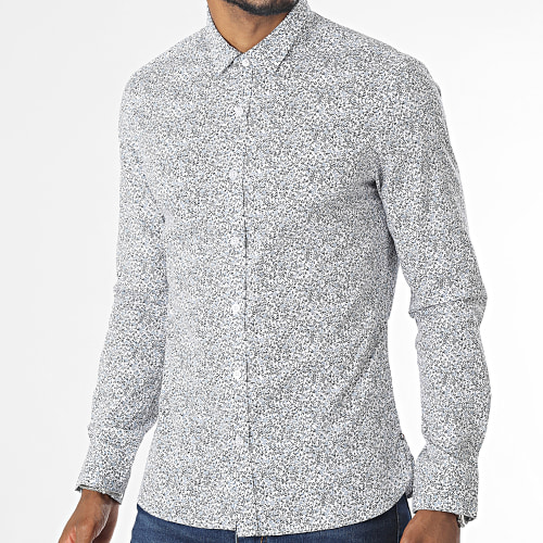 Chemise Manches Longues Carton 10714512D Blanc Floral