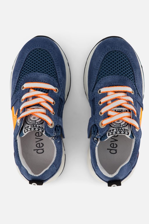 Develab Sneakers blauw Leer