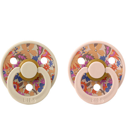BIBS X Liberty Colour Sutter - 2-pak - Str. 1 - Rund - Blåsh Mix