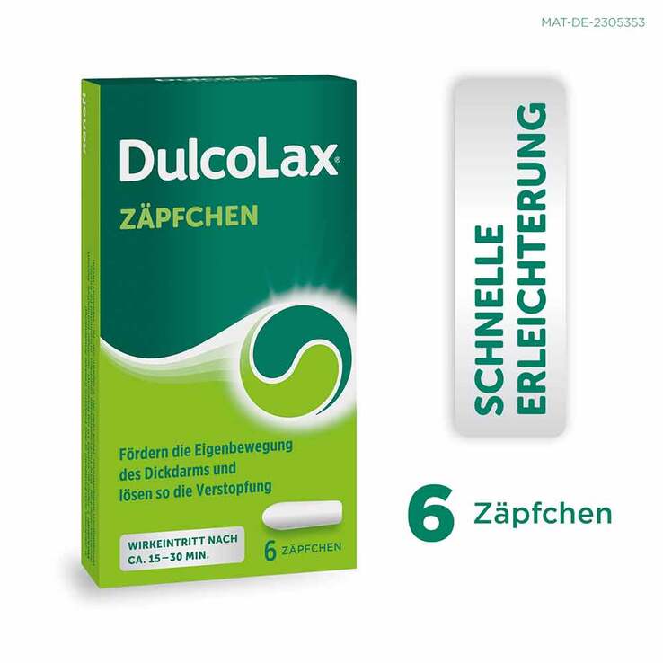 Dulcolax 10 mg Zäpfchen, 6 St