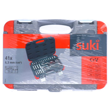 Dopsleutelset 41-dlg 6,3mm (1/4
