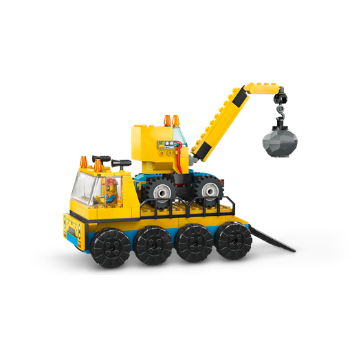 LEGO City Entreprenørmaskiner Og Nedrivningskran - 60391